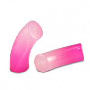 Acryl Perle Tube 37x12mm Pink